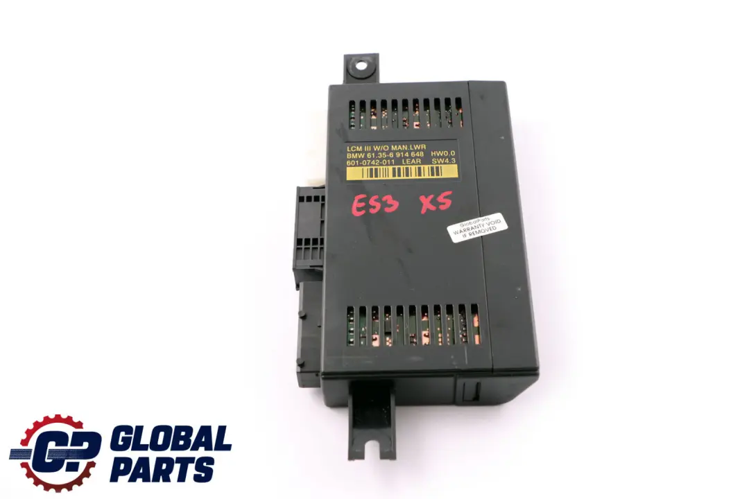 Light Control Unit Module ECU LCM III MAN.LWR to BMW X5 Series E53 Xenon with Part number 6914648 BMW X5 Series E53 Xenon Light Control Unit Module ECU LCM III MAN.LWR - SKU 6914648 - Part number 6914648