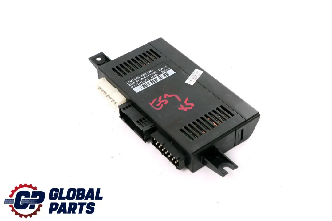 Unidad Control Módulo Control De Luces ECU Lear LCM III para BMW X5 E53 con número de pieza 6914655 BMW X5 E53 Unidad Control Módulo Control De Luces ECU Lear LCM III - SKU 6914655 - Número de pieza 6914655