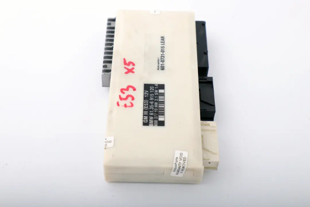 Module de contrôle de la carrosserie générale ECU Lear pour BMW X5 E53 GM III à propos du numéro de pièce 6915120 BMW X5 E53 GM III Module de contrôle de la carrosserie générale ECU Lear - SKU 6915120 - Numéro de pièce 6915120