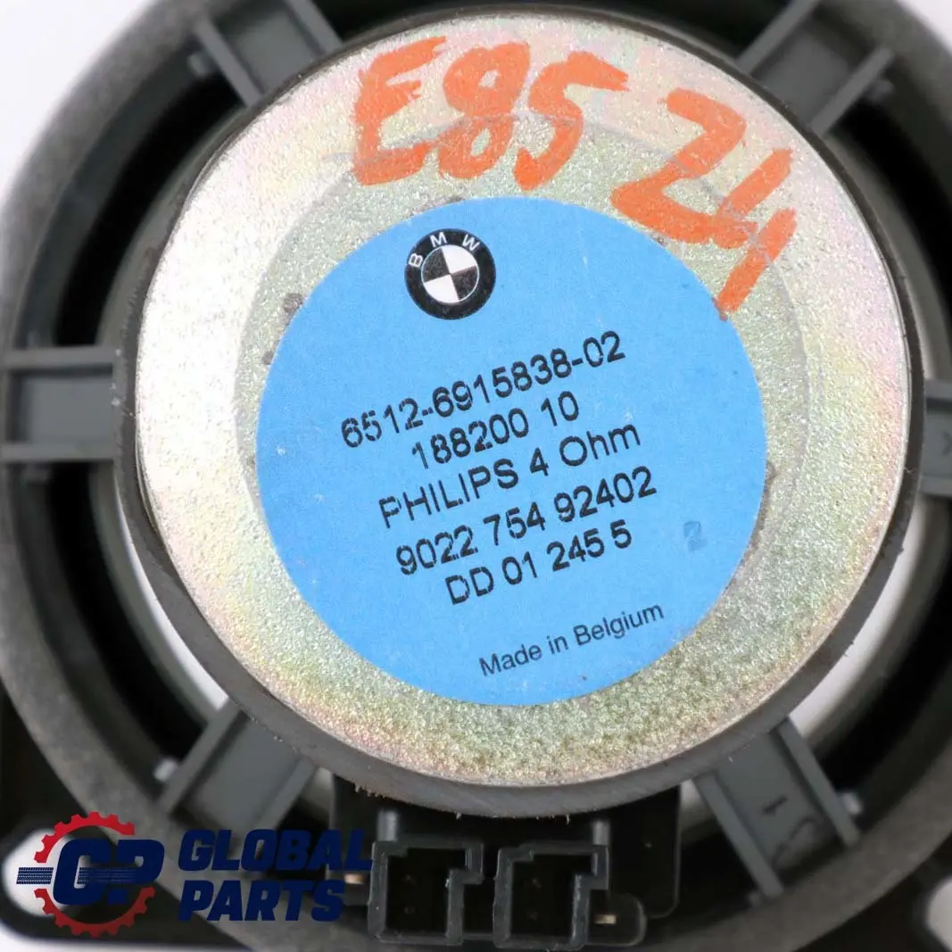 E85Altavoz De Puerta Delantero Izquierdo Derecho para BMW X3 Z4 E83 con número de pieza 6915838 BMW X3 Z4 E83 E85Altavoz De Puerta Delantero Izquierdo Derecho - SKU 6915838 - Número de pieza 6915838