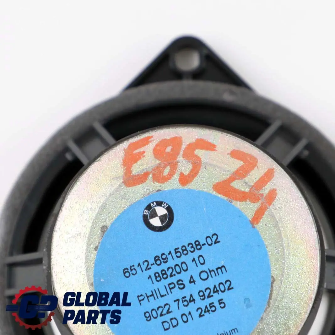 Lautsprecher Türlautsprecher Vorne Links Rechts für BMW X3 Z4 E83 E85 mit Teilenummer 6915838 BMW X3 Z4 E83 E85 Lautsprecher Türlautsprecher Vorne Links Rechts - SKU 6915838 - Teilenummer 6915838