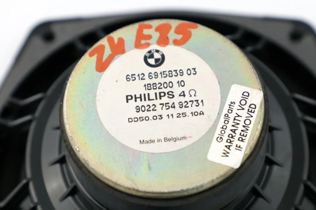Głośnik Niskotonowy do BMW E85 E86 Z4 o numerze 6915839 BMW E85 E86 Z4 Głośnik Niskotonowy - SKU 6915839 - Numer Części 6915839