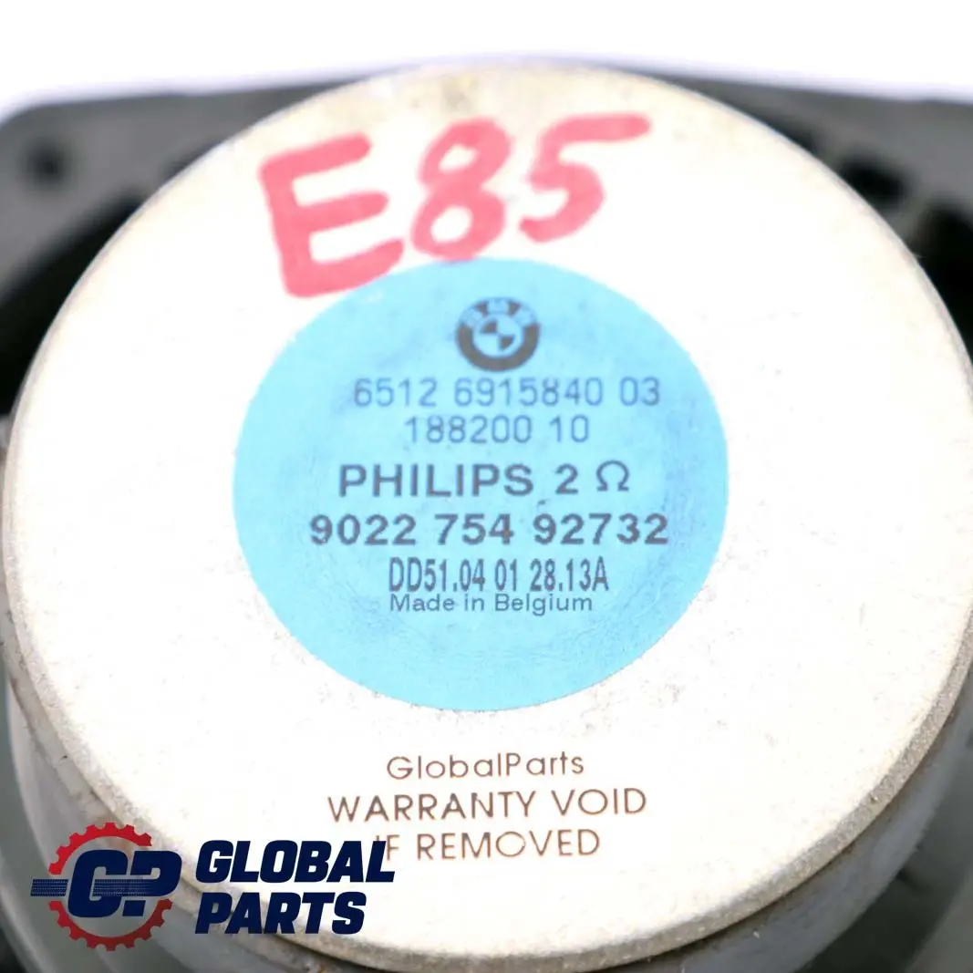 BMW Z4 E85 E86 Głośnik Drzwi Niskotonowy - SKU 6915840 - Numer Części 6915840