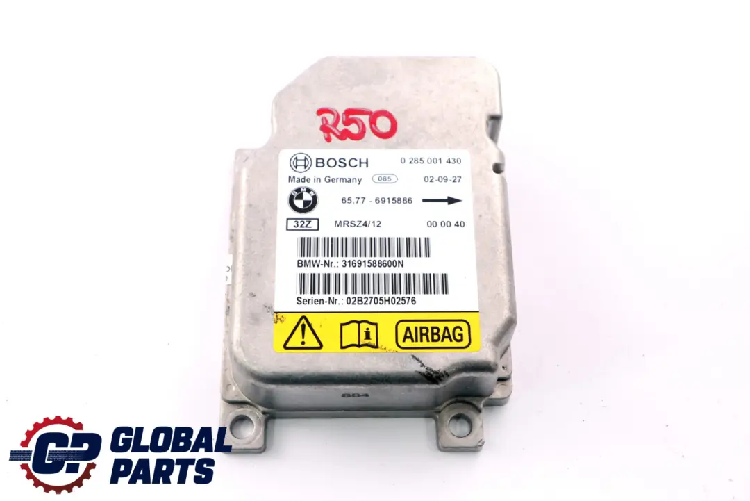 Luft Modul Mini R50 R53 Seiten Steuergerät ECU für mit Teilenummer 6915886 Luft Modul Mini R50 R53 Seiten Steuergerät ECU - SKU 6915886 - Teilenummer 6915886