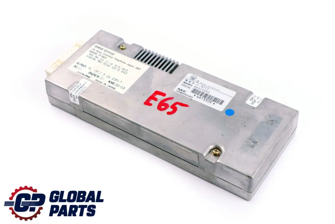 Interfaccia Telefono Veicolare Giappone per BMW 7 X3 Z4 E65 E66 E83 E85 con numero di parte 6915943 BMW 7 X3 Z4 E65 E66 E83 E85 Interfaccia Telefono Veicolare Giappone - SKU 6915943 - Numero di parte 6915943
