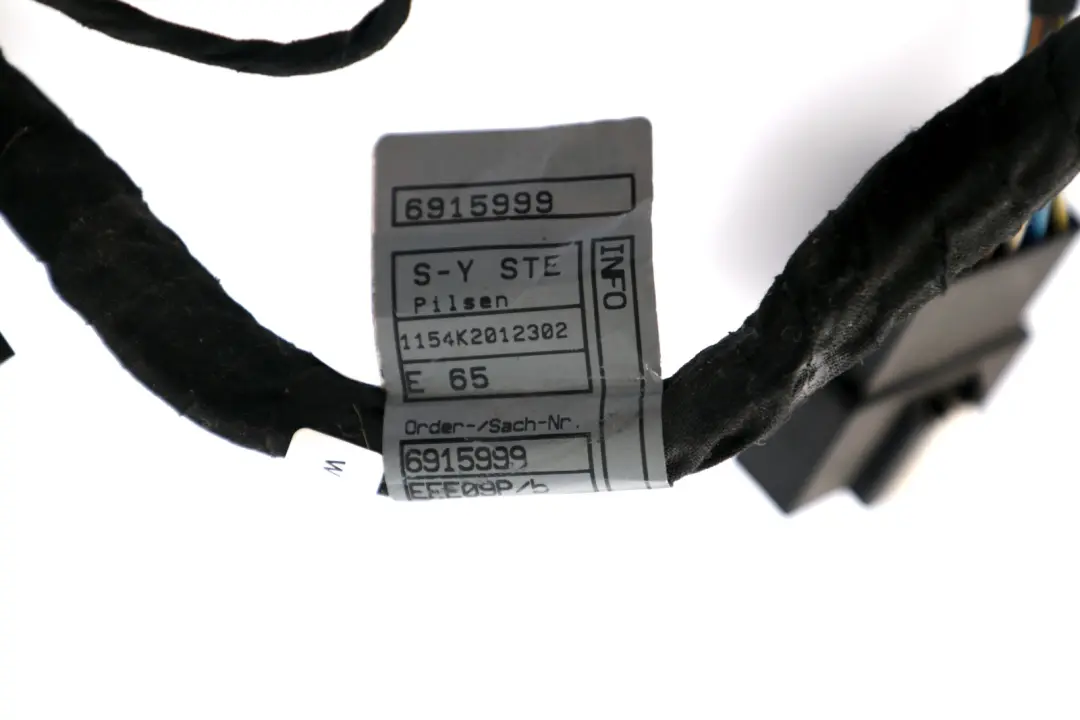 Wiring Cable Electrical System to BMW 7 Series E65 E66 Rear Seat with Part number 6915999 BMW 7 Series E65 E66 Rear Seat Wiring Cable Electrical System - SKU 6915999 - Part number 6915999