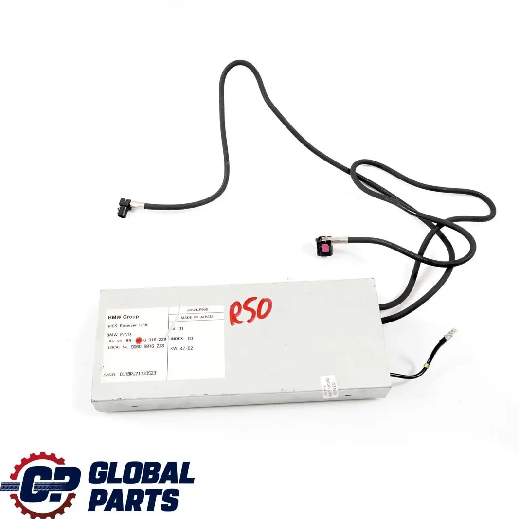 VICS Receptor Unidad De Control Modulo Japon para Mini Cooper R50 R53 con número de pieza 6916228 Mini Cooper R50 R53 VICS Receptor Unidad De Control Modulo Japon - SKU 6916228 - Número de pieza 6916228