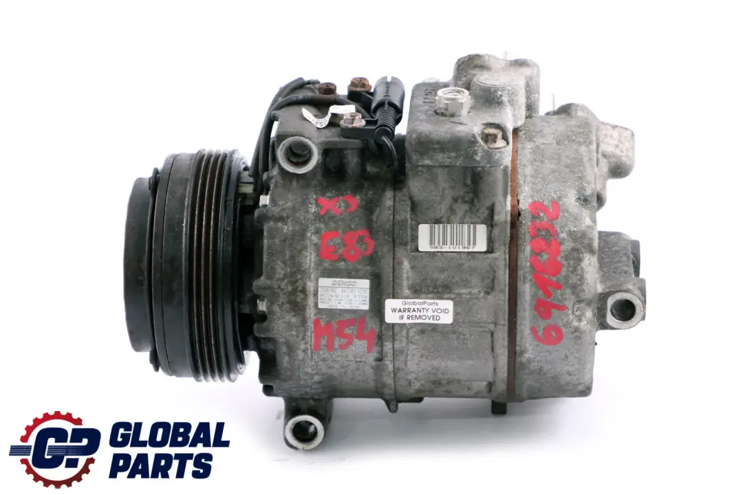 M54 Petrol A/C Air Conditioning Con Compressor Pump to BMW X3 E46 E83 with Part number 6916232 BMW X3 E46 E83 M54 Petrol A/C Air Conditioning Con Compressor Pump - SKU 6916232 - Part number 6916232
