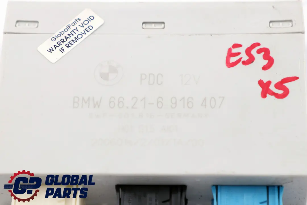 PDC Unidad de Módulo Control de Aparcamiento PDC 6621 para BMW X5 E53 con número de pieza 6916407 BMW X5 E53 PDC Unidad de Módulo Control de Aparcamiento PDC 6621 - SKU 6916407 - Número de pieza 6916407