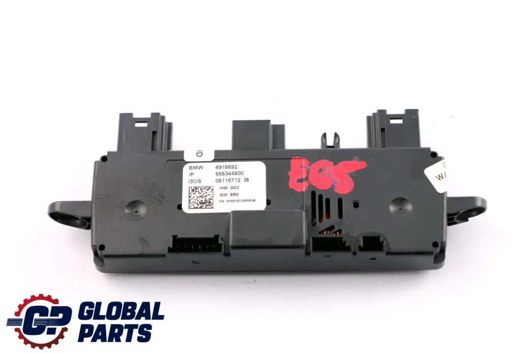 Appareil de Commande Lenkradelektronik Module pour BMW 7 E65 E66 E67 à propos du numéro de pièce 6916692 BMW 7 E65 E66 E67 Appareil de Commande Lenkradelektronik Module - SKU 6916692 - Numéro de pièce 6916692