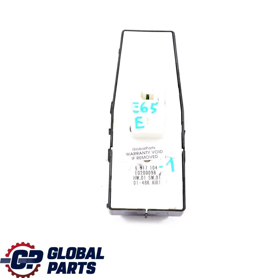 BMW 7 Series 1 E65 E66 Window Lifter Switch Power Fold Driver's Door - SKU 6917104-1 - Part number 6917104