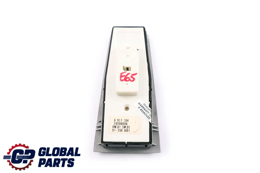 Interruttore alzacristalli a ribaltamento porta conducente grigio per BMW E65 E66 con numero di parte 6917104 BMW E65 E66 Interruttore alzacristalli a ribaltamento porta conducente grigio - SKU 6917104 - Numero di parte 6917104