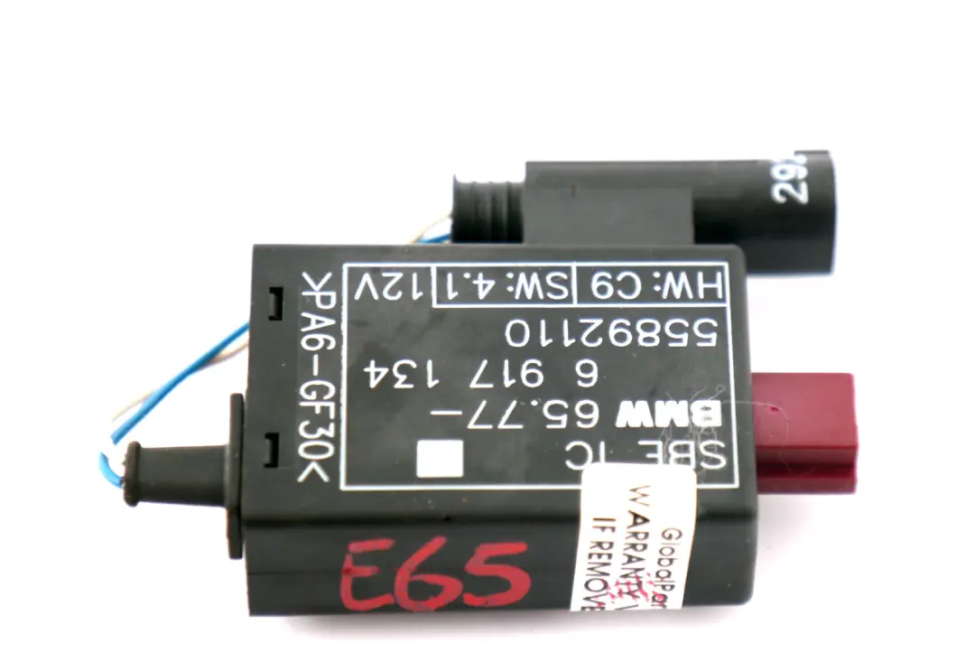 *BMW 7 er E65 E66 Steuerelektronik Sitzerkennung Sitzsensor Sitzmodul für mit Teilenummer 6917134 *BMW 7 er E65 E66 Steuerelektronik Sitzerkennung Sitzsensor Sitzmodul - SKU 6917134 - Teilenummer 6917134