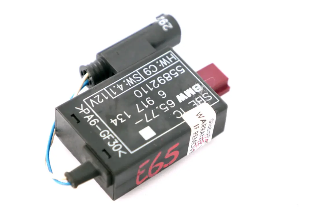 Sensor Ocupación Asiento Alfombrilla Unidad Control Electrónico para BMW E65 E66 con número de pieza 6917134 BMW E65 E66 Sensor Ocupación Asiento Alfombrilla Unidad Control Electrónico - SKU 6917134 - Número de pieza 6917134