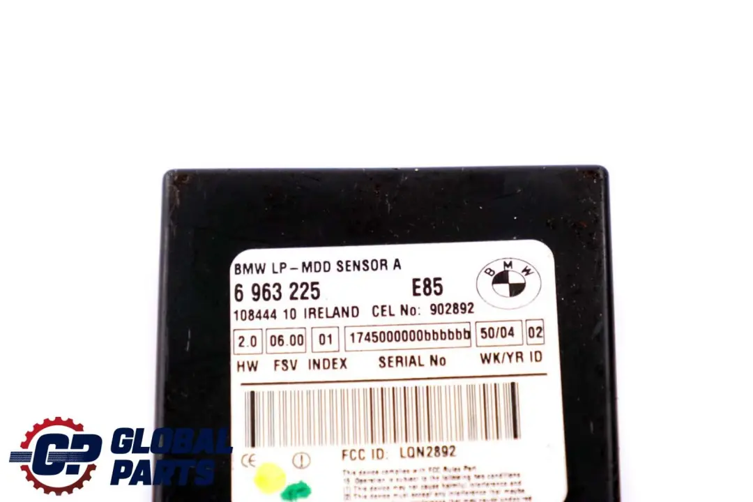 BMW Z4 Z3 E36 E85 Module Radar Burglar Alarm Sensor 6963225 - SKU 6917557 - Part number 6917557