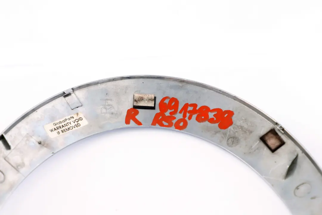 Mini One Cooper R50 R52 Anneau Chrome Phare au Xenon Droit Chrome - SKU 6917838 - Numéro de pièce 6917838