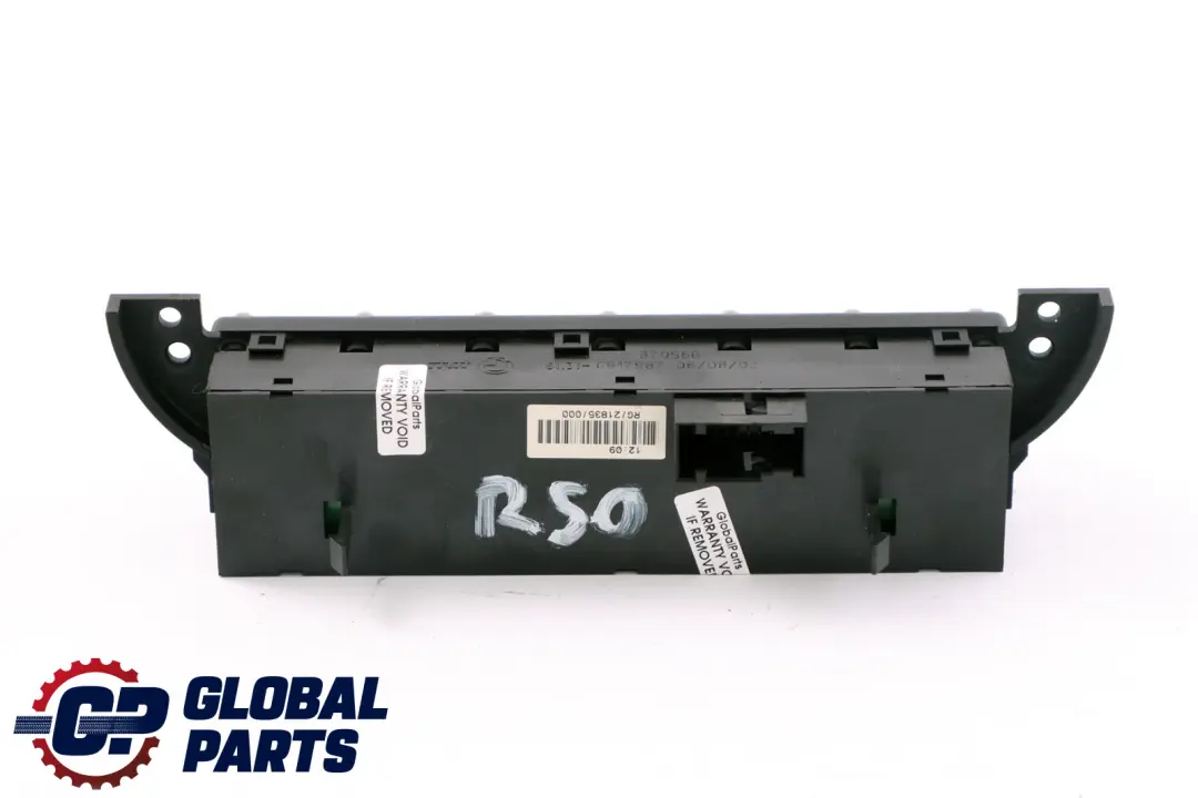 Mini One R50 R52 R53 Unidad interruptor consola central - SKU 6917987 - Número de pieza 6917987