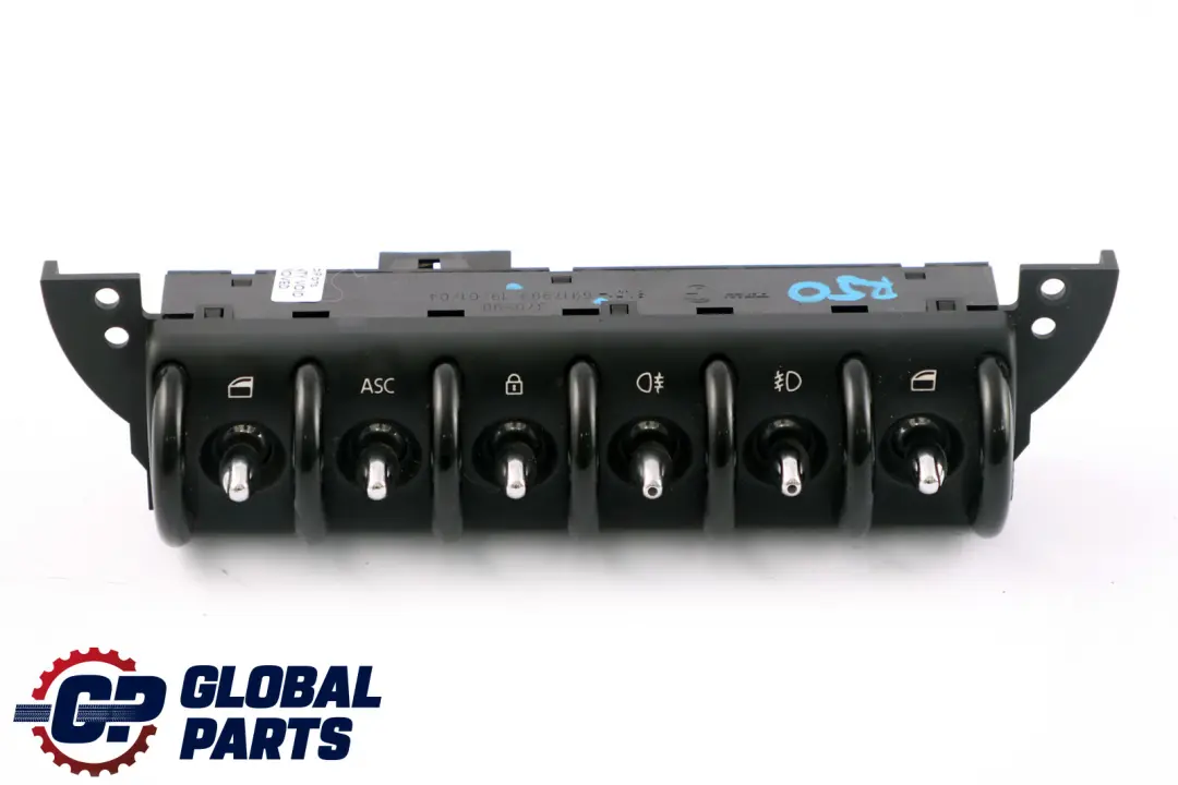 Pulsantiera Console Centrale delle Finestre ASC per Mini Cooper One R50 R52 R53 con numero di parte 6917989 Mini Cooper One R50 R52 R53 Pulsantiera Console Centrale delle Finestre ASC - SKU 6917989 - Numero di parte 6917989