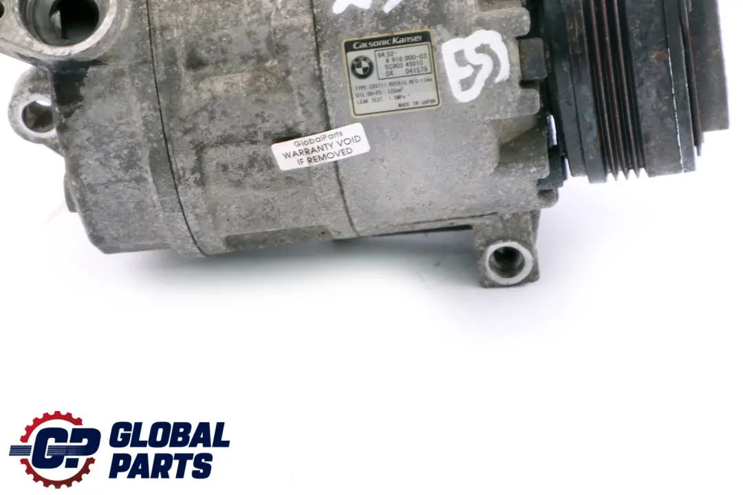 M57 3.0i M54 Compressore D'Aria Condizionata A/C per BMW X5 E53 3.0d con numero di parte 6918000 BMW X5 E53 3.0d M57 3.0i M54 Compressore D'Aria Condizionata A/C - SKU 6918000 - Numero di parte 6918000