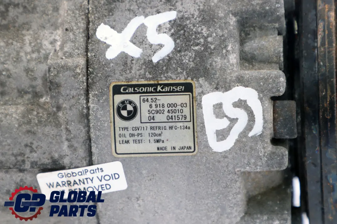 M57 3.0i M54 Compressore D'Aria Condizionata A/C per BMW X5 E53 3.0d con numero di parte 6918000 BMW X5 E53 3.0d M57 3.0i M54 Compressore D'Aria Condizionata A/C - SKU 6918000 - Numero di parte 6918000