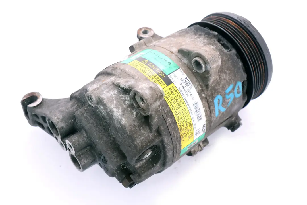 Compresor De La Bomba De Aire Acondicionado 1171310 para Mini Cooper One R50 R52 R53 con número de pieza 6918122 Mini Cooper One R50 R52 R53 Compresor De La Bomba De Aire Acondicionado 1171310 - SKU 6918122 - Número de pieza 6918122