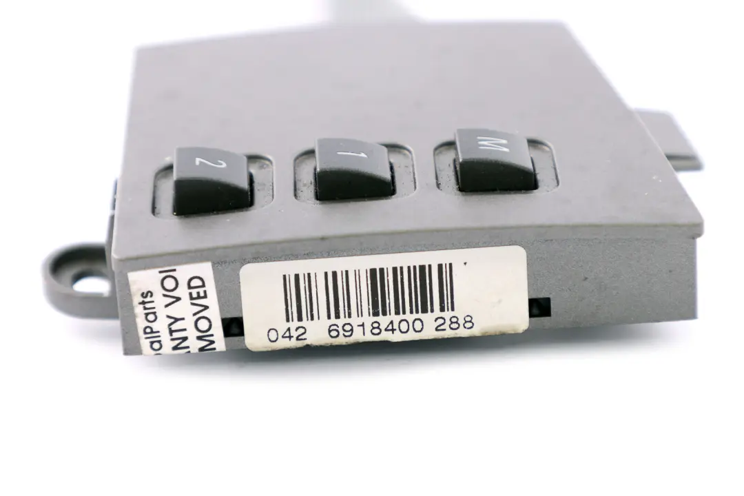 Switch Memory Seat Left N/S to BMW 7 Series E65 E66 E67 with Part number 6918400 BMW 7 Series E65 E66 E67 Switch Memory Seat Left N/S - SKU 6918400 - Part number 6918400