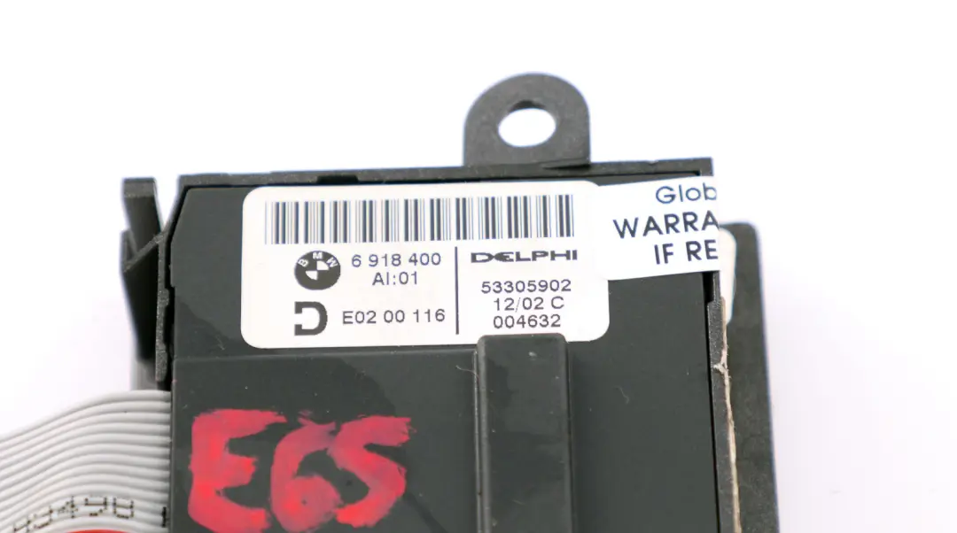 BMW 7 Series E65 E66 E67 Switch Memory Seat Left N/S - SKU 6918400 - Part number 6918400