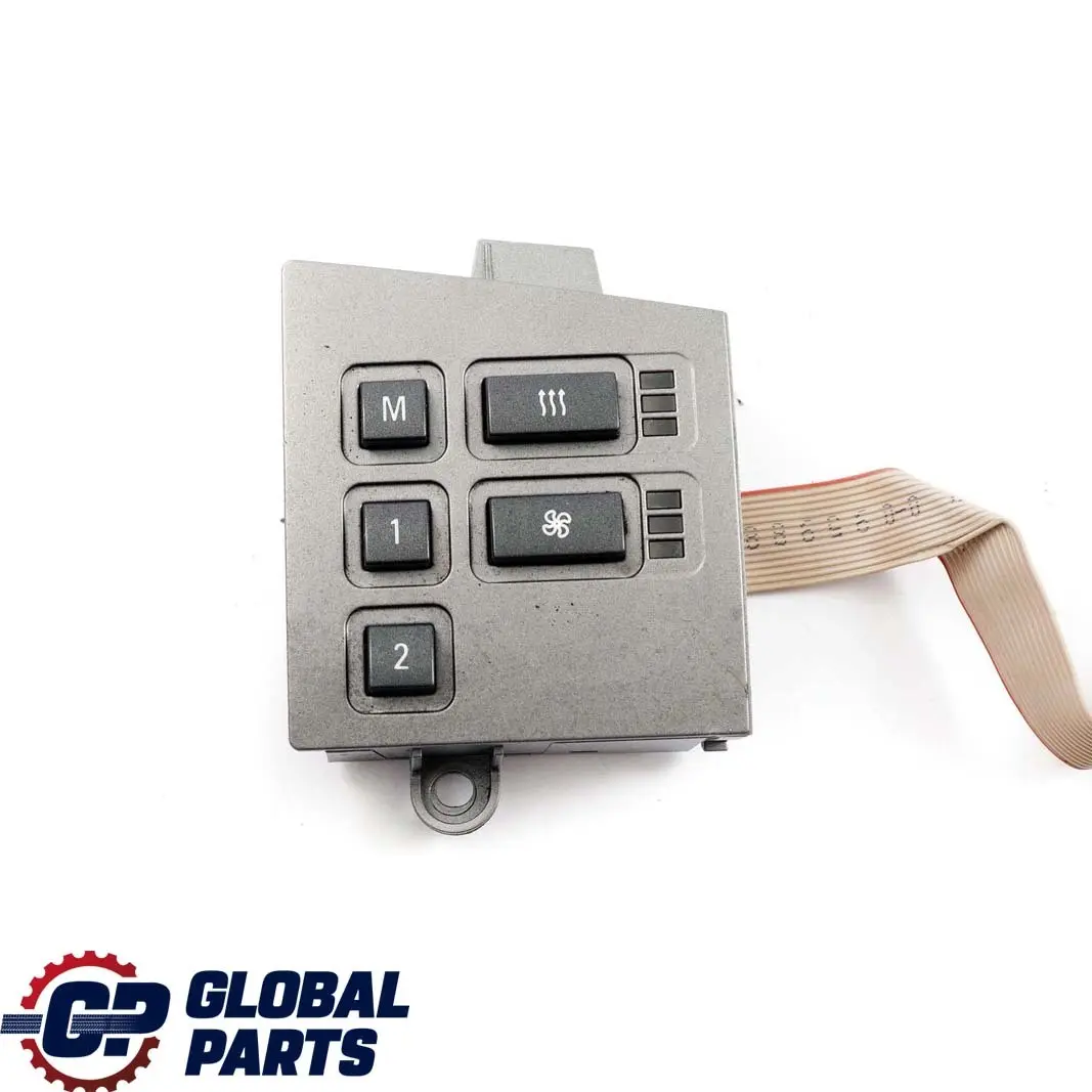 Switch Seat Adjustment Front Right Memory Heating Air Ventilation to BMW 7 E65 E66 with Part number 6918407 BMW 7 E65 E66 Switch Seat Adjustment Front Right Memory Heating Air Ventilation - SKU 6918407 - Part number 6918407