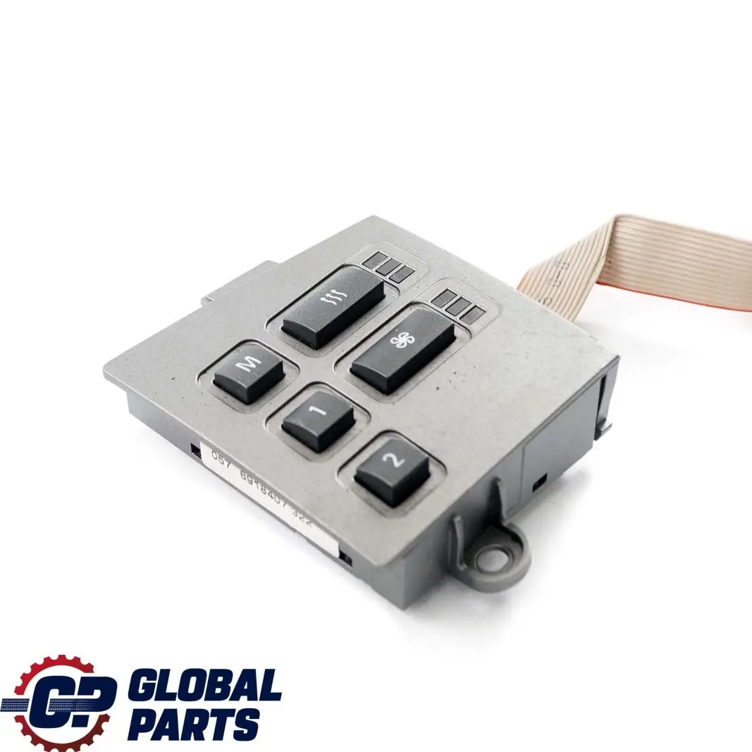 Interruptor Ajuste Asiento Delantero Calefacción Aire Ventilación para BMW 7 E65 E66 con número de pieza 6918407 BMW 7 E65 E66 Interruptor Ajuste Asiento Delantero Calefacción Aire Ventilación - SKU 6918407 - Número de pieza 6918407