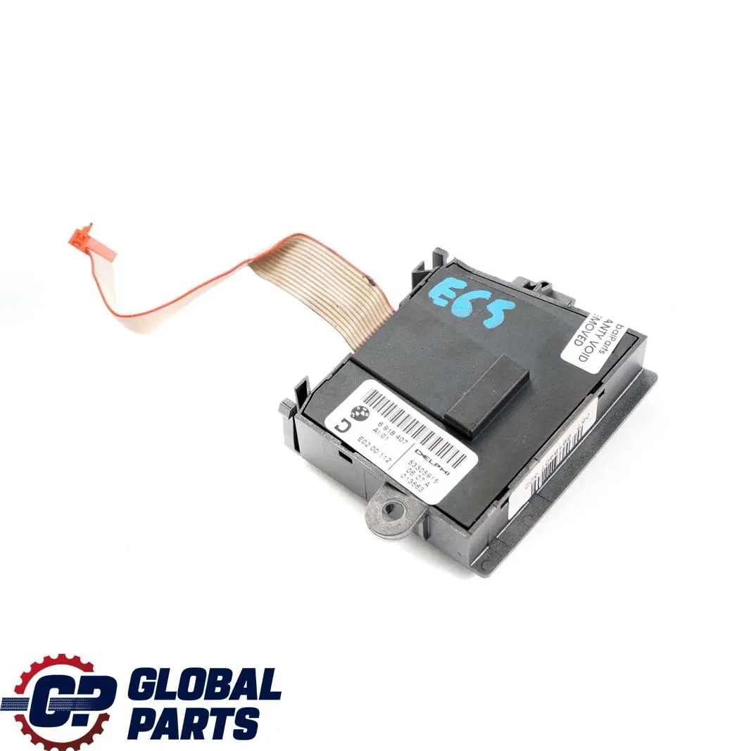 Interruptor Ajuste Asiento Delantero Calefacción Aire Ventilación para BMW 7 E65 E66 con número de pieza 6918407 BMW 7 E65 E66 Interruptor Ajuste Asiento Delantero Calefacción Aire Ventilación - SKU 6918407 - Número de pieza 6918407