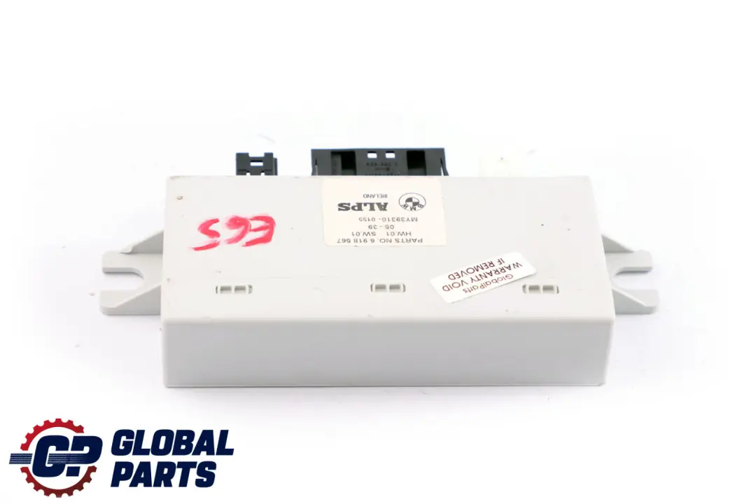BMW 7 E65 E66 E67 Module de Siege D'Unite Commande Chauffage - SKU 6918567 - Numéro de pièce 6918567