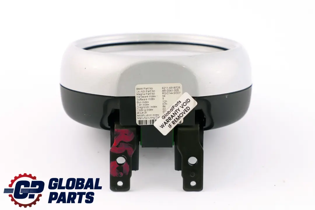 Mini Cooper R50 R53 Tachometer Gauge Revolution Counter Silver - SKU 6918725 - Part number 6924924