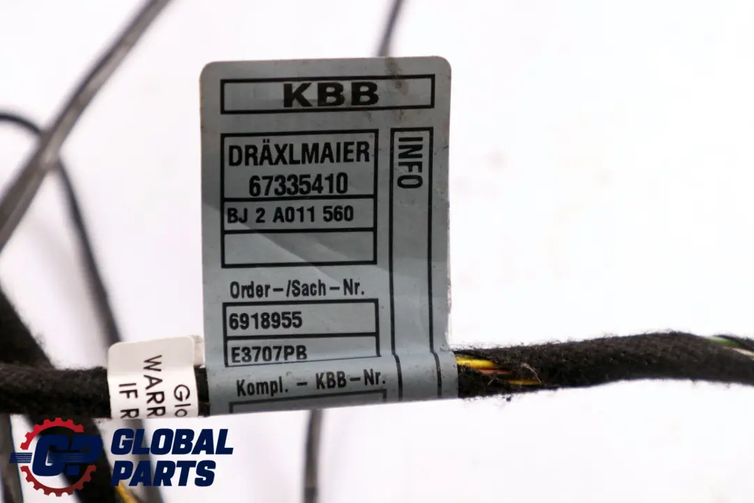 Kabelsatz Stossfänger Hinten PDC für BMW 3 er E46 mit Teilenummer 6918955 BMW 3 er E46 Kabelsatz Stossfänger Hinten PDC - SKU 6918955 - Teilenummer 6918955