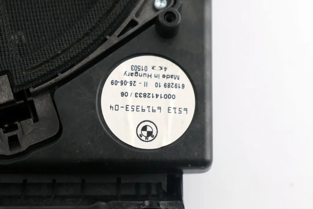 BMW 5 Series E60 E61 Stereo System Left Central Bass Floor Subwoofer N/S - SKU 6919353 - Part number 65136929100