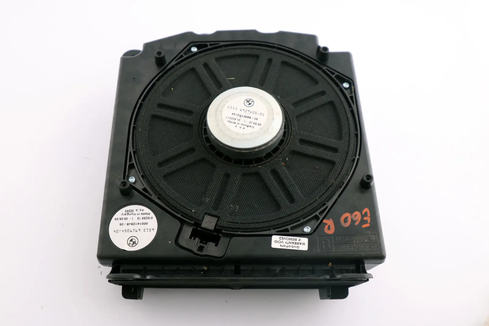 BMW E60 E61 Basso Centrale Destra Stereo-System 6919354 65136919354