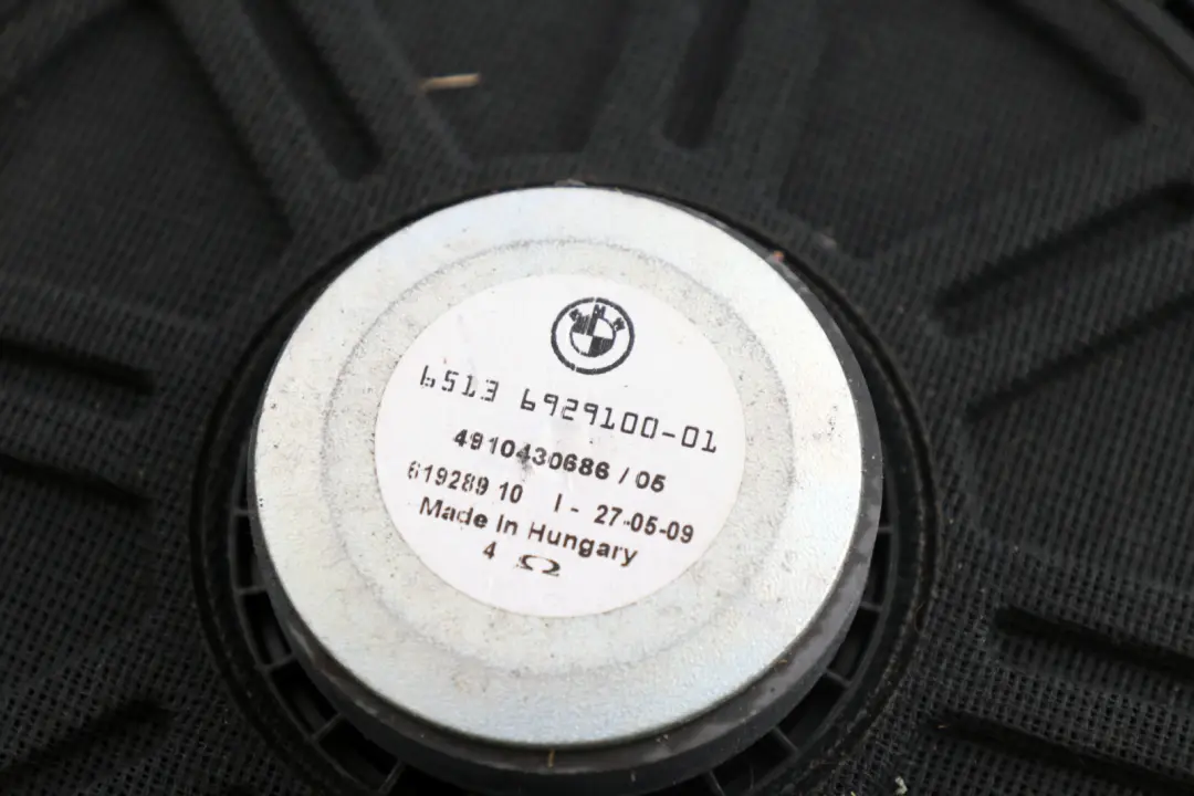 BMW 5 Series E60 E61 Stereo System Right Central Bass Subwoofer O/S - SKU 6919354 - Part number 6929100