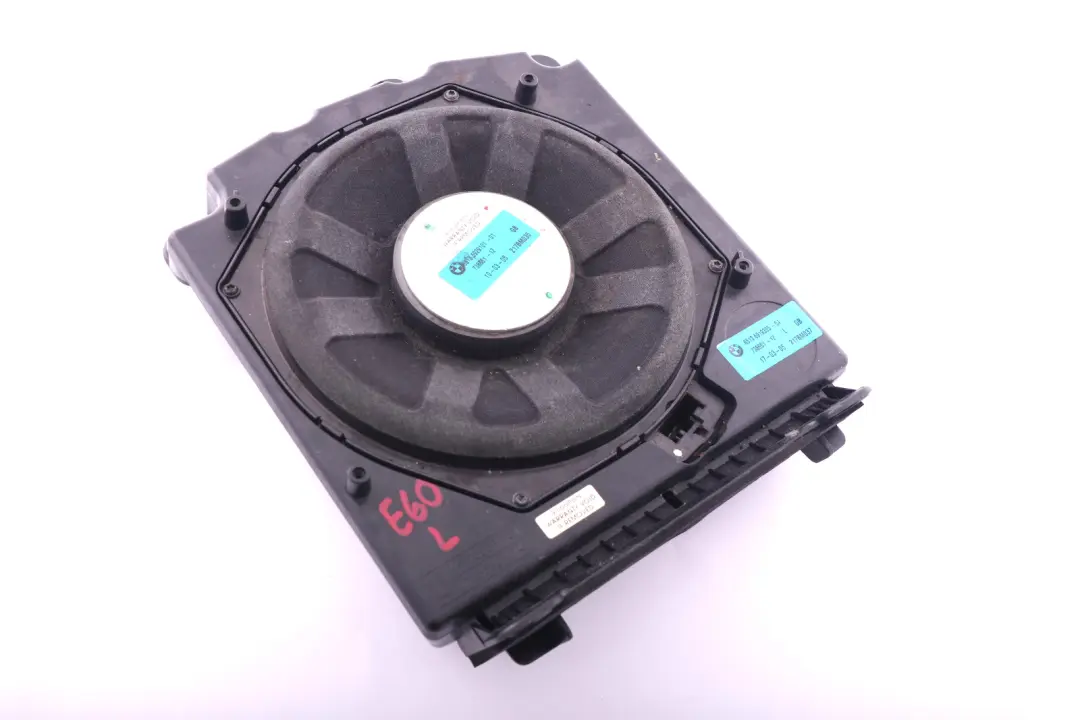 Głośnik Niskotonowy Lewy HiFi do BMW E60 E61 E63 o numerze 6919355 BMW E60 E61 E63 Głośnik Niskotonowy Lewy HiFi - SKU 6919355 - Numer Części 6919355