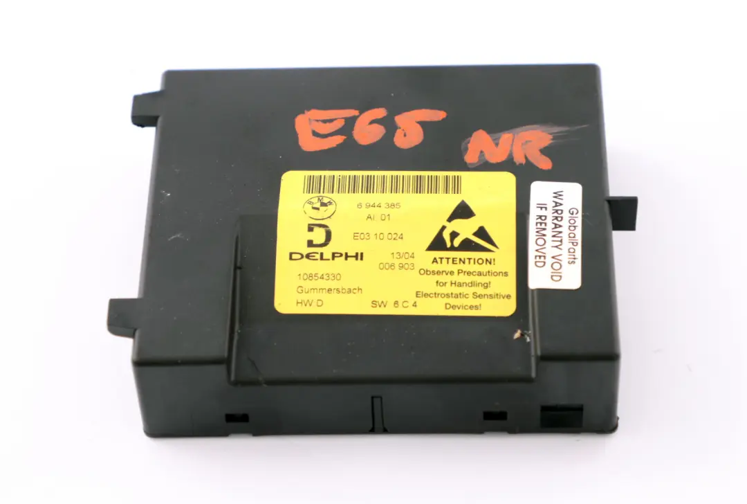 Module de commande de la console centrale avant pour BMW E65 E66 E67 à propos du numéro de pièce 6919759 BMW E65 E66 E67 Module de commande de la console centrale avant - SKU 6919759 - Numéro de pièce 6919759