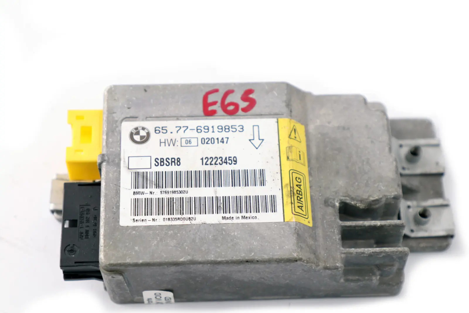 BMW 7 Series E65 E66 E67 Sensor B-Pillar Airbag Right O/S 6919853