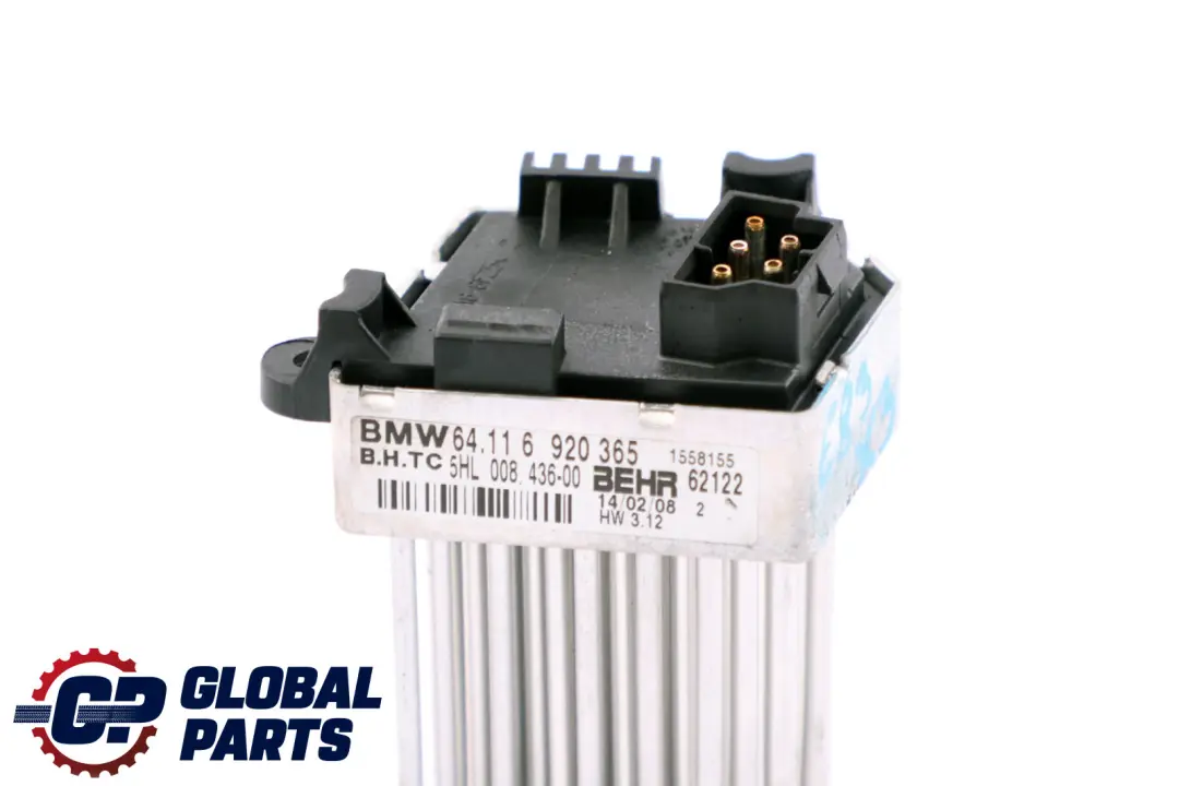 Heater Blower Resistor High Setting BMW E46 X5 E53 X3 E83 - SKU 6920365 - Part number 6920365