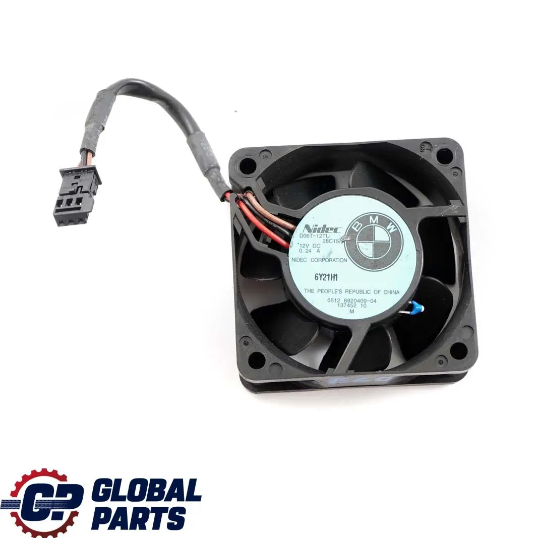 BMW 5 7 Series E60 E61 E65 E66 Fan Blower Motor Unit Amplifier Cooling - SKU 6920409 - Part number 6920409