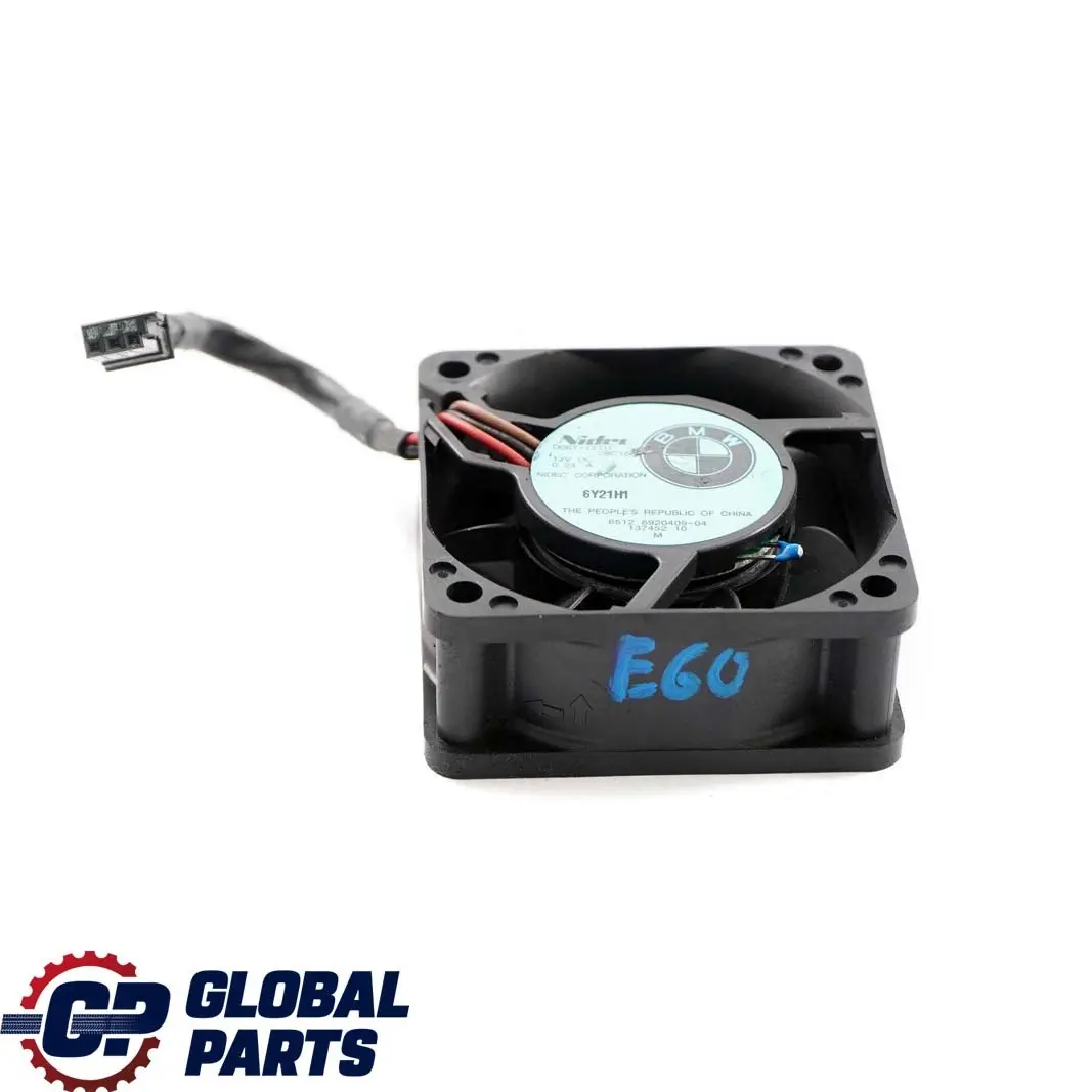 Fan Blower Motor Unit Amplifier Cooling to BMW 5 7 Series E60 E61 E65 E66 with Part number 6920409 BMW 5 7 Series E60 E61 E65 E66 Fan Blower Motor Unit Amplifier Cooling - SKU 6920409 - Part number 6920409