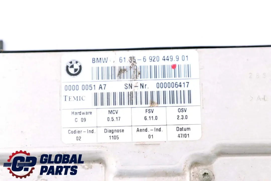 Sitzmodul Sitzsteuergerät Steuergerät Modul 692044 für BMW 5 7 er E60 E61 E65 E66 mit Teilenummer 6920449 BMW 5 7 er E60 E61 E65 E66 Sitzmodul Sitzsteuergerät Steuergerät Modul 692044 - SKU 6920449 - Teilenummer 6920449