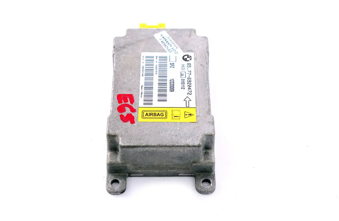 BMW E65 E66 E67 Capteur Centre Véhicule AIRBAG - SKU 6920472 - Numéro de pièce 6920472