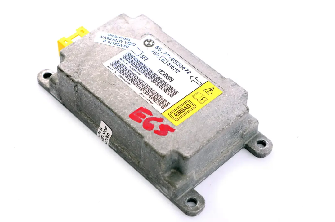 Sensore Centro Veicolo AIRBAG per BMW E65 E66 E67 con numero di parte 6920472 BMW E65 E66 E67 Sensore Centro Veicolo AIRBAG - SKU 6920472 - Numero di parte 6920472