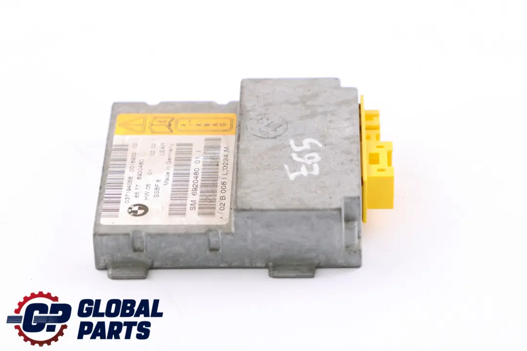 BMW 7 Series E65 E66 Passenger Seat Airbag Sensor Control Unit Module - SKU 6920480 - Part number 6920480
