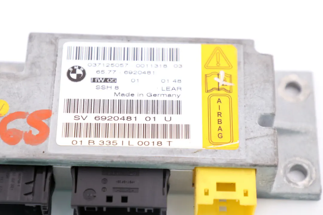  *BMW 7 er E65 E66 E67 Sensor Sitz Hinten - SKU 6920481 - Teilenummer 6949906