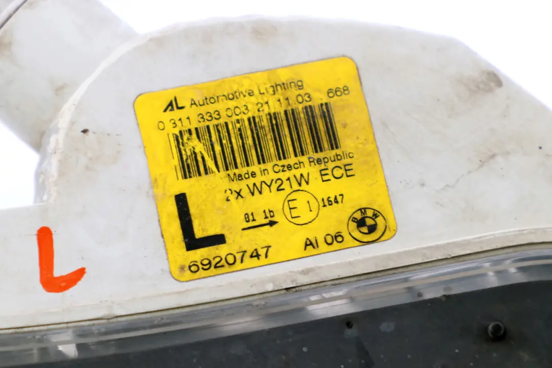BMW 3 Series E63 E64 Direction Indicator Light Lamp White Left N/S - SKU 6920747 - Part number 7165805