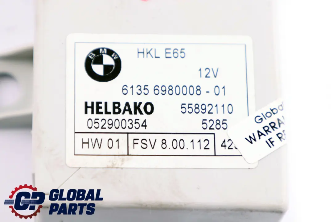 HKL Bootlid Trunk Lid Control Unit Module to BMW 5 7 Series E61 E65 E66 E67 with Part number 6921404 BMW 5 7 Series E61 E65 E66 E67 HKL Bootlid Trunk Lid Control Unit Module - SKU 6921404 - Part number 6921404