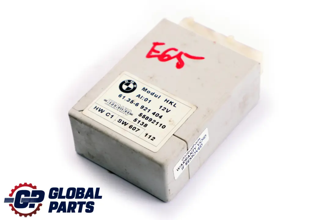 HKL Bootlid Trunk Lid Control Unit Module to BMW 5 7 Series E61 E65 E66 E67 with Part number 6921404 BMW 5 7 Series E61 E65 E66 E67 HKL Bootlid Trunk Lid Control Unit Module - SKU 6921404 - Part number 6921404